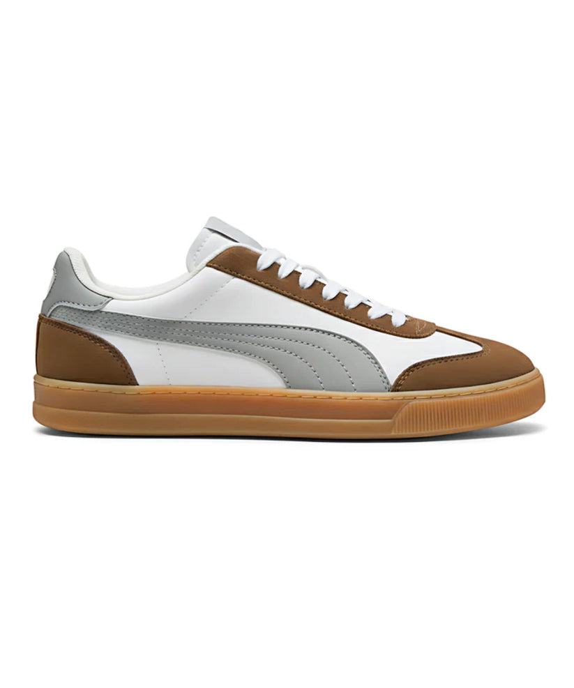 Club 5v5 Lux Inspired Sneakers For Men (White & Grey)