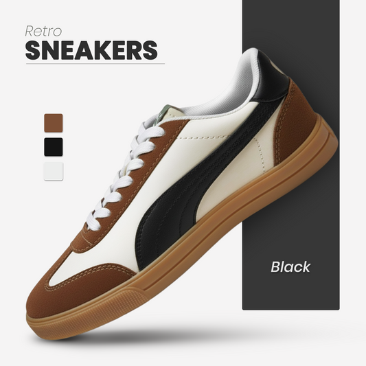 Club 5v5 Lux Inspired Sneakers For Men (White & Black)