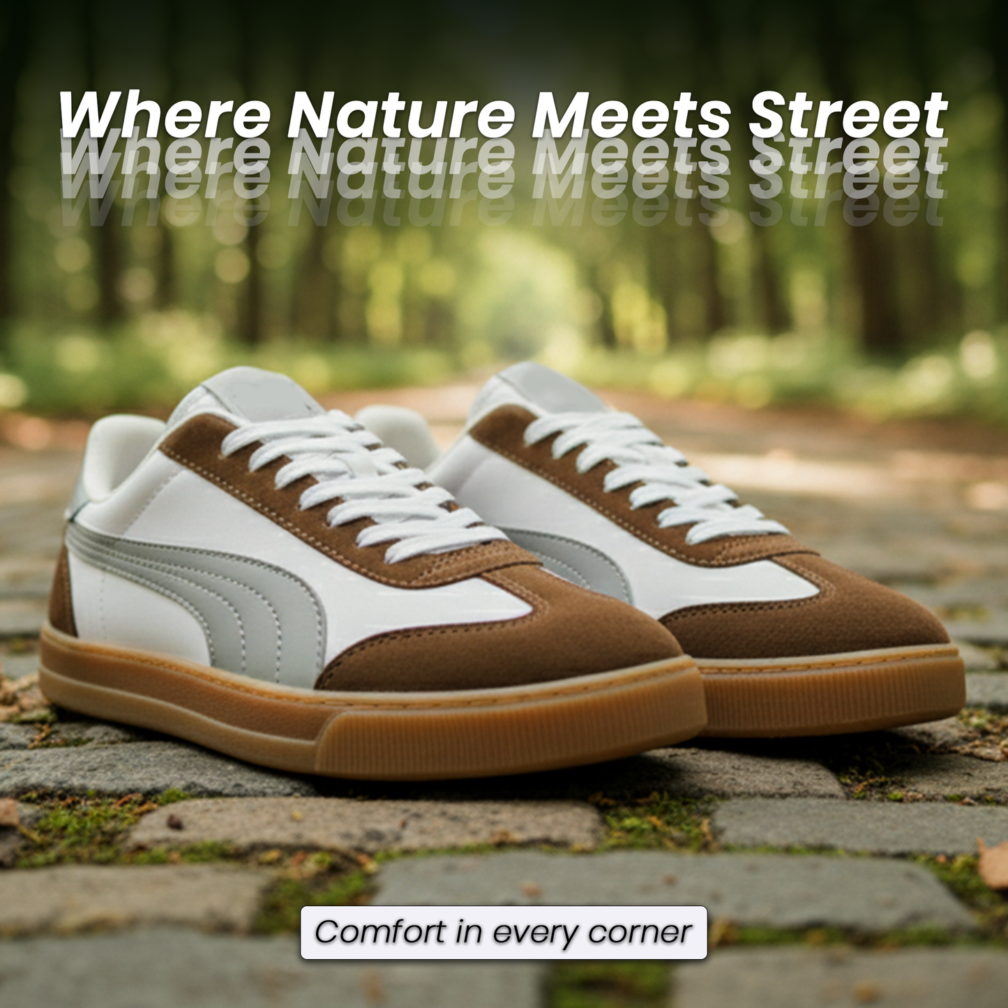 Club 5v5 Lux Inspired Sneakers For Men (White & Grey)