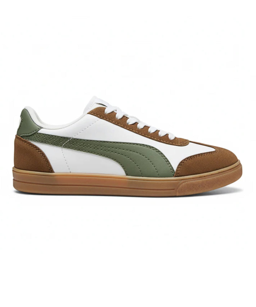 Club 5v5 Inspired SD Street Sneakers (White & Mustard Green)