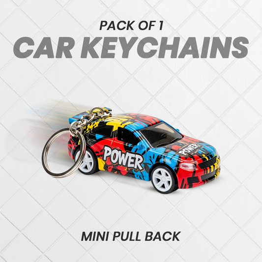 Pullback Car Keychain | Pack of 1