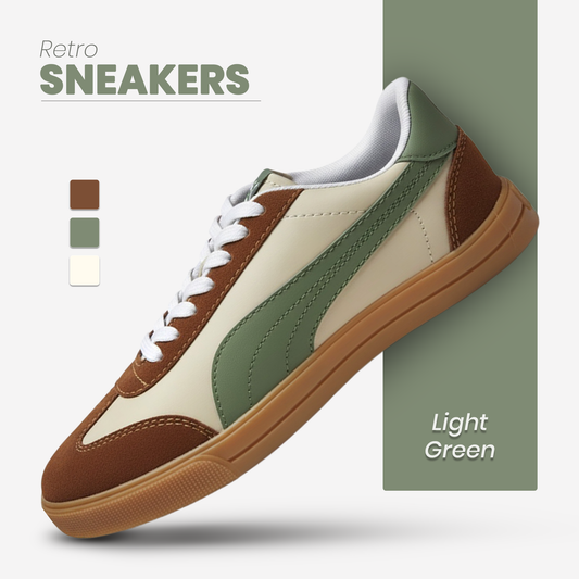 Club 5v5 Lux Inspired Sneakers For Men & Women (Beige & Mustard Green)